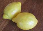 lemons on a table